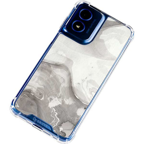 Marbleized Grey Moto G 5G (2024) Clear Case